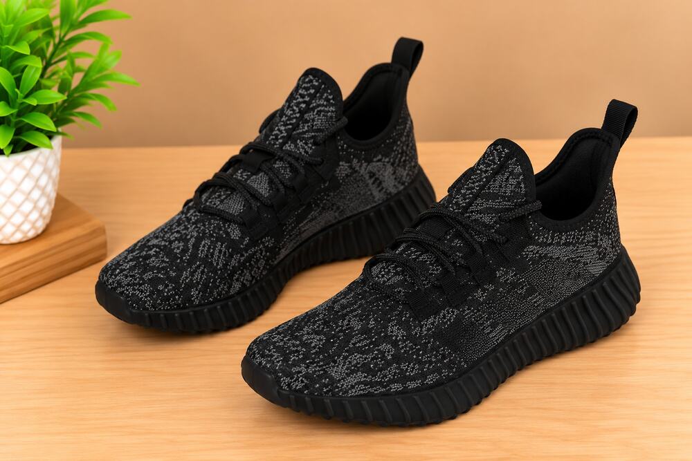 NWT adidas Men's Kaptir 3.0 Sneaker, Black/Grey-SZ 5